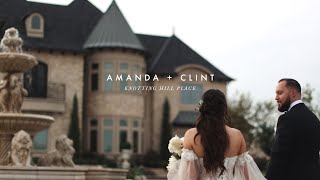 Amanda amp Clints Wedding at Knotting Hill Place [upl. by Anahsat]