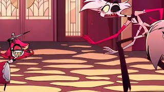 Nifty Trying To Stab Angel Dust hazbinhotel nifty angeldust [upl. by Allyn226]