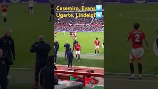 Casemiro amp Evans out Ugarte amp Lindelof in  Manchester United V Brentford  19Oct2024 [upl. by Maryellen561]