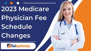 2023 Medicare Physician Fee Schedule PFS [upl. by Oeht]