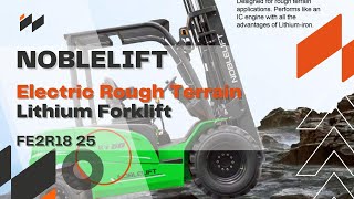 Forklift Electric Rough Terrain  FE2R18 25 [upl. by Nylyoj]