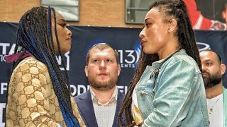 HEATED Claressa Shields vs Hanna Gabriels 2 • PRESS CONFERENCE HIGHLIGHTS [upl. by Anallij]