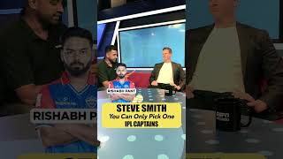 stevesmith picks between ipl2024 captainssanjusamson fans unite hes got you 🤜🤛 cricketshorts [upl. by Alli477]