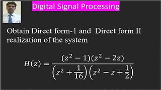 Realization of IIR filter using Direct form1 and 2 structure [upl. by Erny]