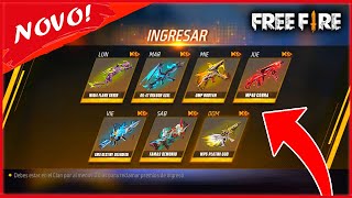 URGENTE COMO PEGAR NOVA ARMA EVOLUTIVA DE GRAÇA NO FREE FIRE 2022 EVENTO DE LOGIN [upl. by Chavez]