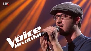 Vinko Ćemeraš  “Run”  Nokaut 1  The Voice Hrvatska  Sezona 3 [upl. by Yelraf]