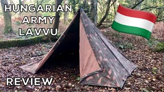 Hungarian Army Lavvu Review [upl. by Allesiram]