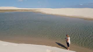 LAGOA DO BACUPARI OU BACOPARI  DUNAS E PRAIA DE ÁGUAS CRISTALINAS E QUENTES  CIDADE MOSTARDAS RS [upl. by Weinshienk808]