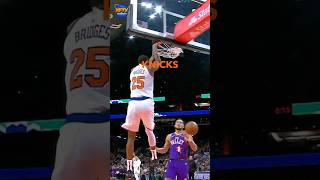 Jalen Brunson amp KarlAnthony Towns combine for 70 POINTS to beat the Suns 🔥 shorts knicks [upl. by Ailekat]