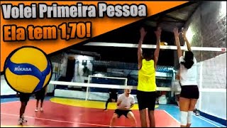 Ela é sub18 e Botou Respeito Vôlei em Primeira Pessoa  SP  Brasil [upl. by Ahsiuq]