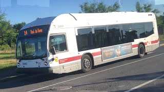 RTL Longueuil 2024 Novabus lfs HEV 22402 hybrid on Route 14 to Terminus Longueuil [upl. by Clarice]