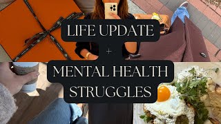 LIFE UPDATE  MY STRUGGLE WITH MENTAL HEALTH  GIRLGONELUX [upl. by Secor]