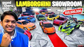 MICHAELS NEW LAMBORGHINI SHOWROOM  GTA V GAMEPLAY 02 [upl. by Karlotte235]