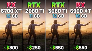 RX 6700 XT vs RTX 2080 Ti vs RTX 3080 Ti vs RX 6900 XT  Test in 20 Games in 2024 [upl. by Amethyst]