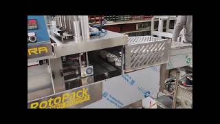 FUTURA automatic TRAY FILL SEAL and LID machine [upl. by Couq]