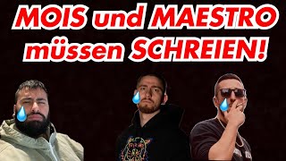 MOIS und MAESTRO müssen SCHREIEN Mois feat Maestro Schrei  Live Reaction [upl. by Alamat]