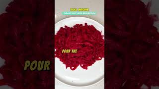 High Protein Low Carb Pink Pasta🥘Creamy Beet Sauce with Extra Cheese  keto recipes [upl. by Ativ]