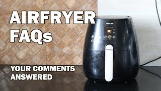 Frequently Asked Questions on Airfryer  Healthy Kadai Answers  How to use airfryer [upl. by Siri]