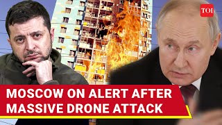 Kyiv Pokes Putin With Drone Attack On Moscow Ukraine Fires 144 UAVs In Overnight Strike [upl. by Einnol]