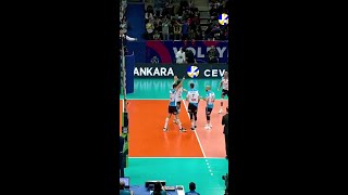 ULU Doğukan with a Spectacular Successful Block vs Jastrzebski Wegiel [upl. by O'Gowan]