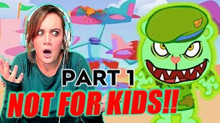 Reacting to Happy Tree Friends for the FIRST TIME PART 1 [upl. by Cryan931]