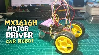 MX1616H Motor Driver Driving Gear Motors of Car Robot [upl. by Lesig544]