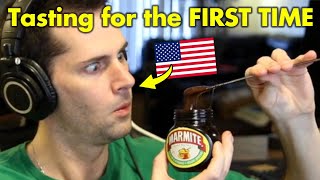 American Tries Marmite For the First Time [upl. by Hubbard]