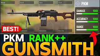 PKM BEST GUNSMITH IN CALL OF DUTY MOBILE  COD MOBILE PKM RANK SETUP [upl. by Neenaej320]