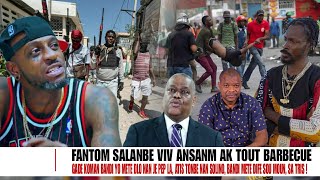 Bandi Viv Ansanm fè gwo dega Vivy Michel Fantom salanbe Barbecue ak Viv Ansanm Moun tonbe Solino [upl. by Gulgee]