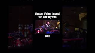 Morgan Wallen through the last 10 years 2018 morganwallen countrysinger fyp [upl. by Ahsiemat]