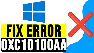 How to FIX ERROR 0xc10100aa  Cant Play Video After Updating Windows 2024 [upl. by Utimer]