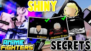 I Got My Two Shiny Secrets and My Power Become Unlimited Shiny SUKUNA amp JEANE is OP Anime Fighters [upl. by Anivle]