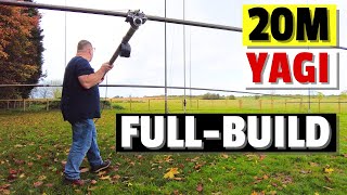 Home Brew 20m Monoband Yagi  Complete Build  How To [upl. by Maharva]