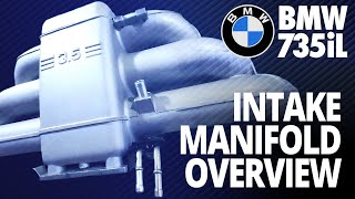 BMW M30 Engine Intake Manifold Overview Vacuum Hoses amp Components  E32 735i amp E34 535i [upl. by Nomis]