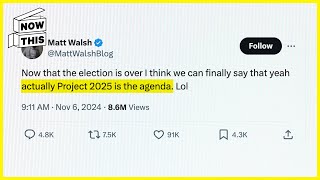 Trump Allies Finally Admit Project 2025 Was the Plan All Along [upl. by Amandi]