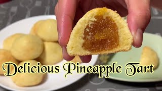 Pineapple Tart  Delicious Pineapple Tart Recipe That Melts in Your Mouth [upl. by Treblihp]