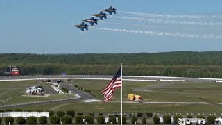 2023 Great Pocono Raceway Airshow  US Navy Blue Angels [upl. by Nudd]