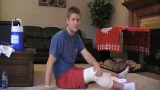 ACL Surgery Recovery Exercise  Range of Motion Leg Extension [upl. by Ludlew948]