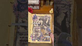 Creative Art Journaling  Witch Theme short satisfying asmr [upl. by Hahsi]