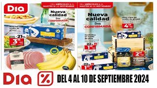 DIA  FOLLETO SUPER DIA  OFERTAS Supermercado DIA  Folleto DIA 4 DE septiembre 2024 [upl. by Annaed]