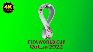 Logo FIFA World Cup Qatar 2022 Green Screen 4K 60FPS [upl. by Nguyen312]