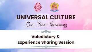 Live Valedictory amp Experience Sharing Session  30062024 at 1045am [upl. by Christoph729]