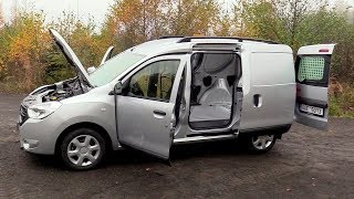 New 2017 Dacia Dokker Van Walkaround  Exterior interior [upl. by Atthia111]