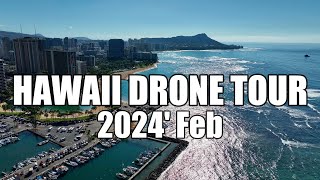 【ドローンで見るハワイの絶景】HAWAII DRONE TOUR2024総集編 [upl. by Felicia]