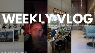 Weekly vlog  Silk press  try on haul  self care  easter basket  love is blind  luxury shopping [upl. by Martha]