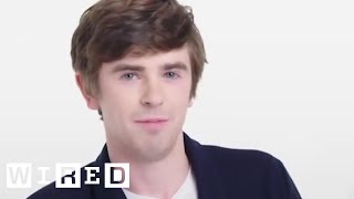 Freddie Highmore Tries His Best to Speak Arabic [upl. by Ylicic]