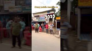 Crazy public reaction 👀👀😱 bikerider bike wheelierider mt15 stunt Murshidabad Viral Video [upl. by Idahs212]