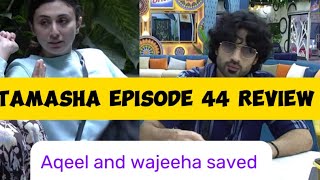 Tamasha episode 44 review [upl. by Nylear]