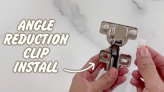 QUICK LOOK amp INSTALL Ravinte 86 Degree Angle Restriction Hinge Clip [upl. by Lertnek]