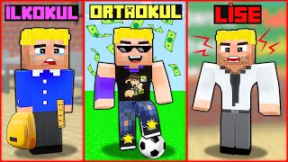 EFEKANIN HAYATI  İLKOKUL  ORTAOKUL  LİSE 😱  Minecraft [upl. by Oitaroh]